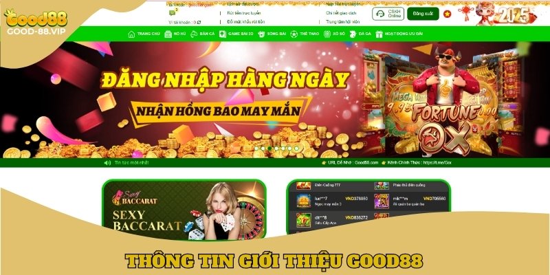 Thông tin giới thiệu Good88